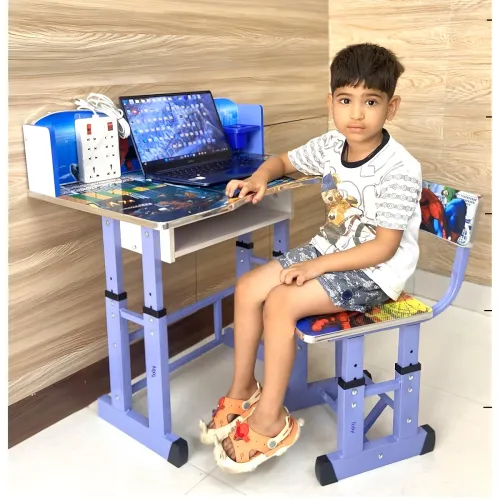 Image of Toby Kid's Study Table and Chair Set with Desk 
