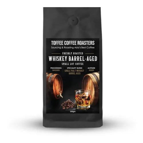 Image of Toffee Coffee Roasters | Single Malt Whiskey Barrel Aged Coffee | As Seen On Shark Tank | 100% Arabica | Freshly Roasted