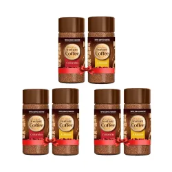 Toffee Coffee Roasters Instant Coffee 100g (Pack of 6, Ethiopia & Colombia)