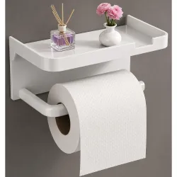 Toilet Paper Roll Holder with Mobile Stand