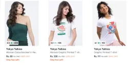 Tokiyo Talkies Women Tshirt upto 90% Discount
