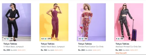 Image of Tokyo Talkie Women's jumpsuit at 90% discount 