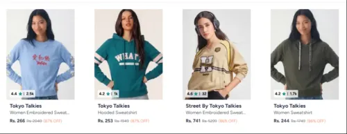 Image of Tokyo Talkie Women's sweatshirts at 90% discount 