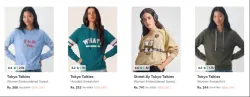 Tokyo Talkie Womens sweatshirts at 90% discount 