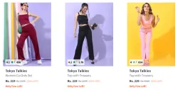 Tokyo Talkies Co Ord Set at Minimum 80% Discount