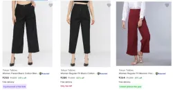 Tokyo Talkies Trousers @ Up to 84% Discount