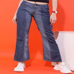  Tokyo Talkies Women Bootcut Light Fade Stretchable Jeans