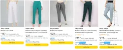 Tokyo Talkies Women Casual Pants at minimum 80% Discount