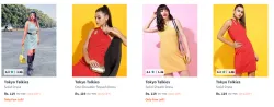 Tokyo Talkies Women Clothing Dresses Starting @ ₹119