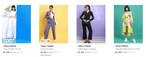 Image of Tokyo Talkies Women Co-Ords & Jumpsuit Starting at ₹286