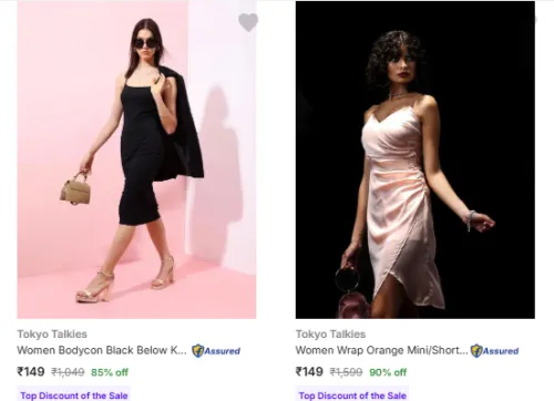 Image of Tokyo Talkies Women Dresses Starting @ ₹149