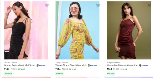 Image of Tokyo Talkies Women Dressess Startingt @ ₹144