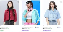 Tokyo Talkies Womens Jackets at Starting @ ₹345