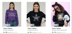  Tokyo Talkies Womens Sweatshirt Upto 90% OFF