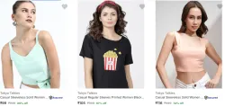 Tokyo Talkies Women Tops Starting @ ₹99