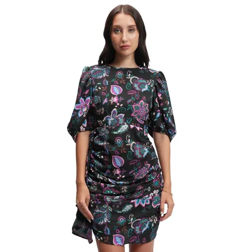 Image of Tokyo Talkies Women's Charming Floral A-Line Short Dress