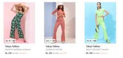 Tokyo Talkies Womens Co-Ords Set at minimum 80% Discount