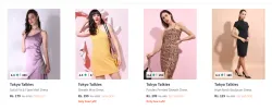 Tokyo Talkies Womens Dresses at Minimum 80% Discount