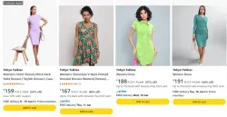 Tokyo Talkies Womens Dresses at minimum 80% Discount