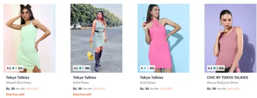 Image of Tokyo Talkies Women's Dresses starting at ₹99