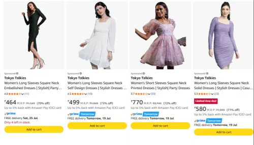 Image of Tokyo Talkies women's Dresses upto 73% discount 