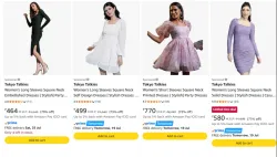 Tokyo Talkies womens Dresses upto 73% discount 