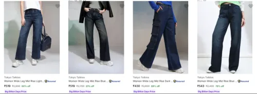 Image of Tokyo Talkies Women's Jeans upto 88% Discount