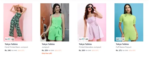 Image of Tokyo Talkies Women's Jumpsuit at minimum 80% Discount