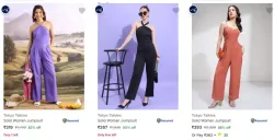 Tokyo Talkies Womens Jumpsuits at minimum 88% Discount