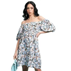 Tokyo Talkies Womens Short Printed Dresses 