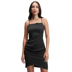 Tokyo Talkies Womens Shoulder Straps Dress 