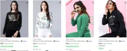 Tokyo Talkies Womens Sweatshirts starting @ ₹199