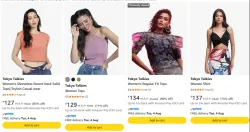 Tokyo Talkies womens Tops upto 90% discount 