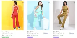 Tokyo Talkies Womens Track Suit up to 80% Discount