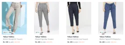 Tokyo Talkies Womens Trousers upto 89% Discount