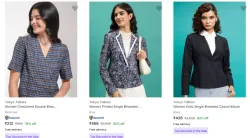 Tokyo Talkies Blazers, Waistcoats And Suits @ Up to 83% Discount