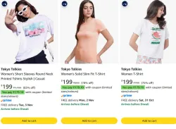Tokyo Talkies Women t- shirt at minimum 72% Discount