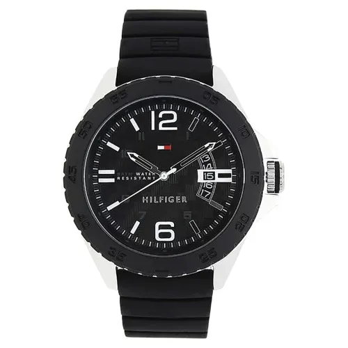 Image of Tommy Hilfiger Analog Black Dial Watch for Men 