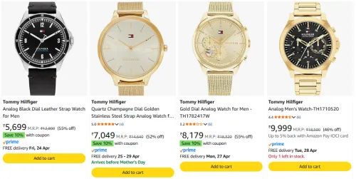 Image of Tommy Hilfiger Analog Watch Upto 55% Off
