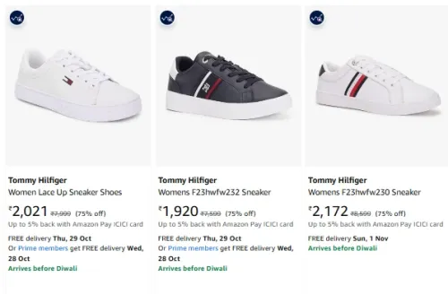 Image of Tommy Hilfiger Sneaker at minimum 75% Discount