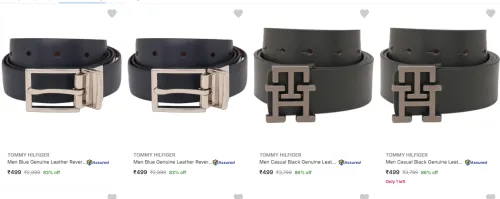 Image of TOMMY HILFIGER Belts at minimum 86% Discount