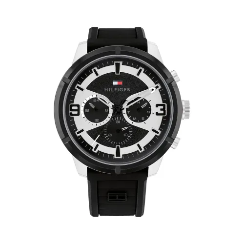 Image of Tommy Hilfiger Black Dial Analog Watch for Men