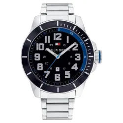 Tommy Hilfiger Quartz Analog with Black Dial Silver Stainless Steel Strap Watch for Women - TH1791074W