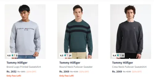 Image of Tommy Hilfiger Clothing Minimum 50% Discount