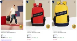 TOMMY HILFIGER Laptop Bags at minimum 65% Discount