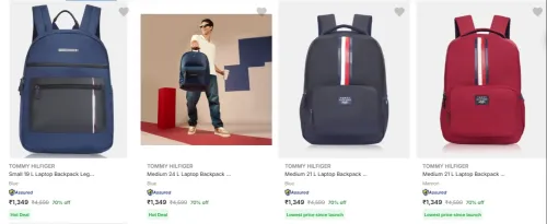 Image of Tommy Hilfiger Laptop Bags at minimum 70% Discount