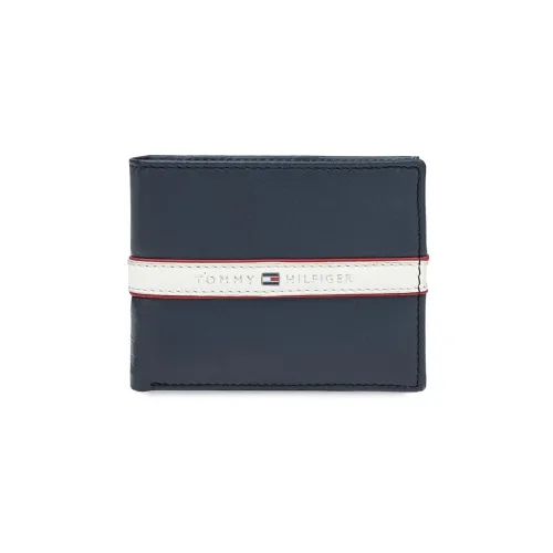 Image of Tommy Hilfiger Leather Global Coin Wallet Burges
