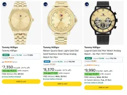 Tommy Hilfiger Legend Gold Dial Men Watch Analog Watch