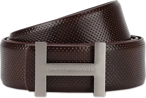 Image of TOMMY HILFIGER Men Casual Brown Genuine Leather Belt