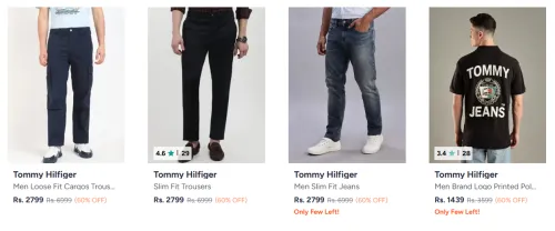 Image of Tommy Hilfiger Men Clothes Minimum 60% Discount